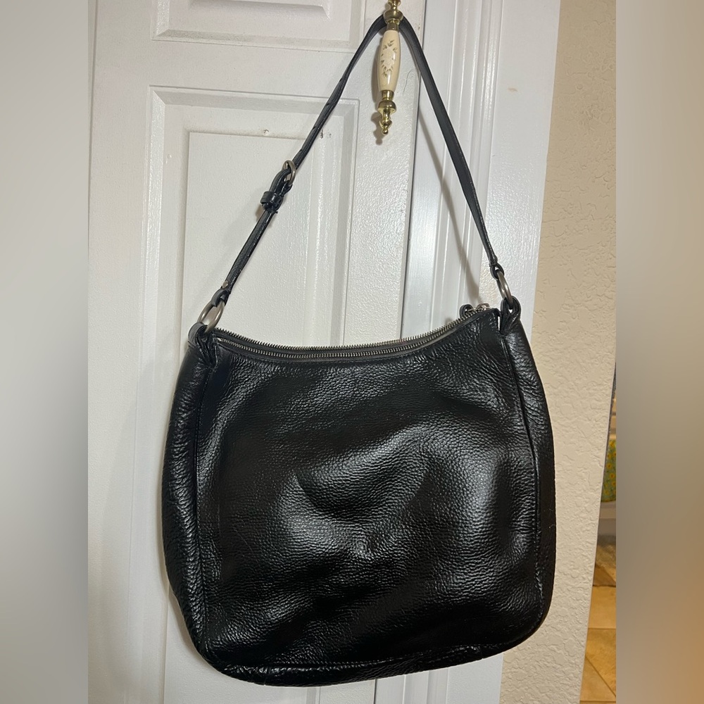 Coach Chelsea Black Leather hobo Shoulder Bag - Picture 2 of 8